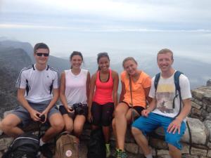 Paa toppen av Table Mountain